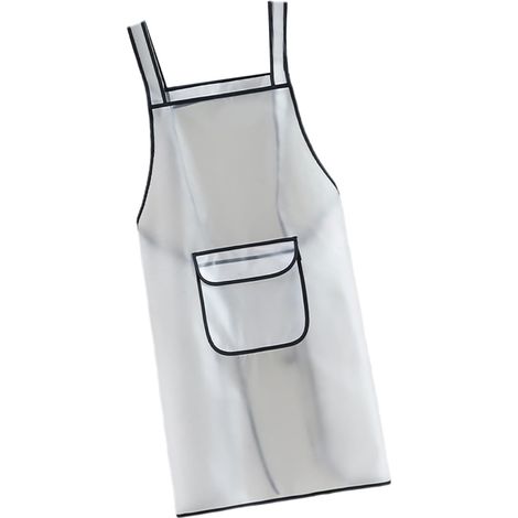 Grembiule regolabile con tasche, resistente all'olio e agli schizzi, grembiule da cucina, grembiule da ristorante (1/5)