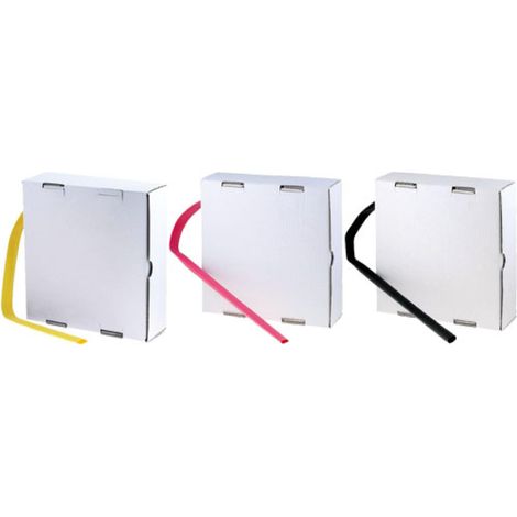 Gaine Thermo Retractable avec colle 3.2mm-1mm noir polyolefine 5m