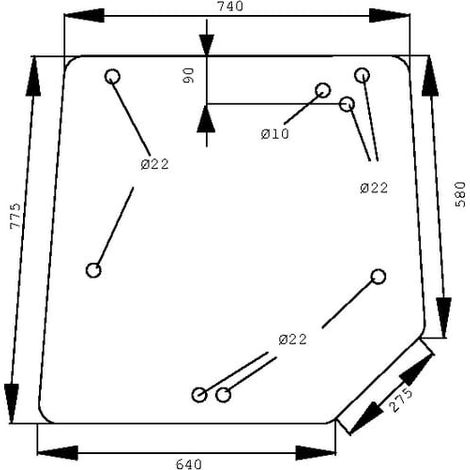Lunotto posteriore superiore UNIVERSALE D6942T (1/2)