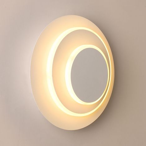 Applique murale à LED 14W, lampe murale d'intérieur de protection solide et créative minimaliste moderne salon allée balcon lampe à LED tête de lit de chambre (blanc chaud) (1/5)