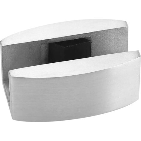 Guide Porte Coulissante Sol, Guide au Sol Porte Coulissante en Verre, Guide Verre Coulissante, Douche Guide de Plancher en Acier Inoxydable 304, pour Portes coulissantes en Verre sans Cadre (1/4)
