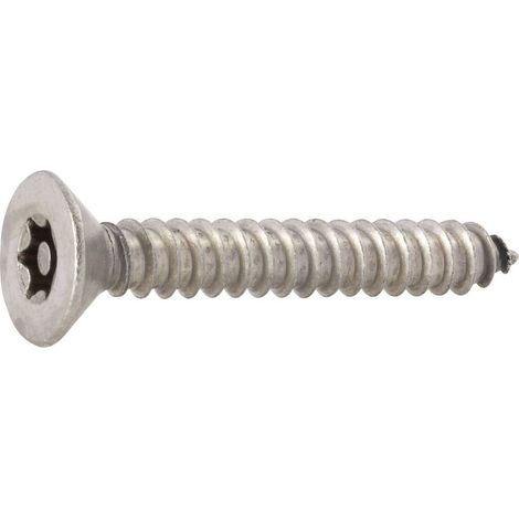 TOOLCRAFT 88115-4.8 Viti a testa svasata per lamiera 4.8 mm 38 mm T Tamper Resistant Acciaio inox 10 pz.