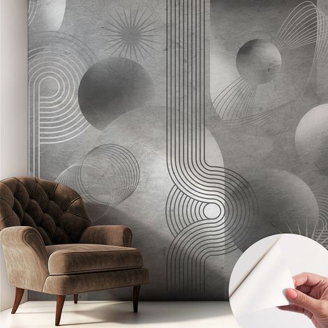 Fotomurale adesivo stickers - per camera da letto - per corridoio - decorazione casa moderna Eleganza astratta 250x250 cm (1/5)