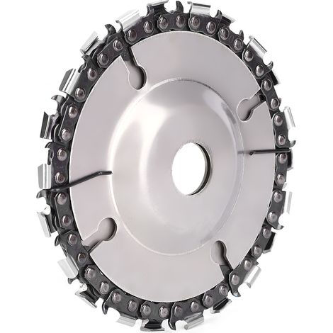 Lame de tronçonneuse de 10 cm (4 pouces) à 22 dents pour le travail du bois et les meuleuses d'angle, accessoire pour scie à refendre le bois (1/5)