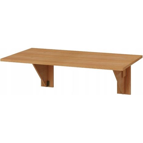 Table murale pliable étagère rabattable 130x70 Aulne Modèle: HOMNI 9 Table pliante (1/4)