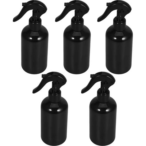 Lot De 5 Bouteilles Pulvérisatrices En Plastique 250 Ml Noir - Vaporisateur (1/5)