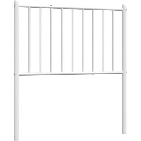 Maison Exclusive - Ersatz-Kopfteil Metall Weiß 75 cm