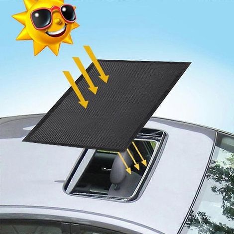 Housse anti-moustiques magnétique pour toit ouvrant de voiture, fenêtre 100 x 65 cm (1/4)