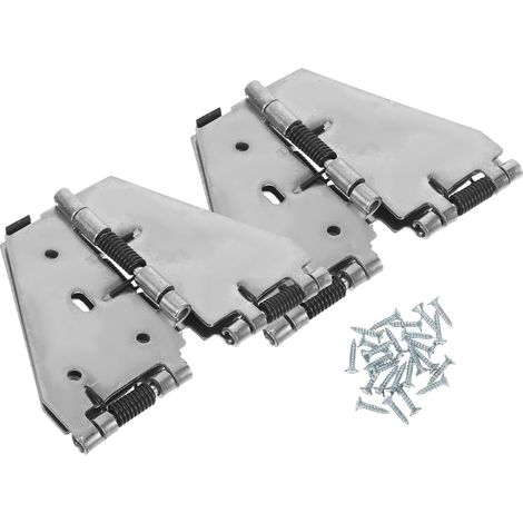 charni re de table pliante en acier nickel avec vis support (1/5)