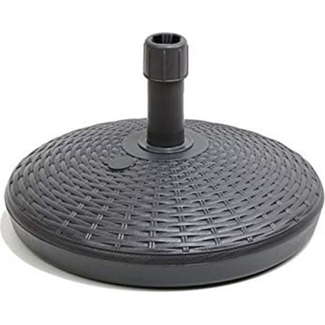 BASE PER OMBRELLONE RATTAN ROTONDA ATRANCITE ø cm. 45x15 DA 20 LT FER 344531 (1/2)