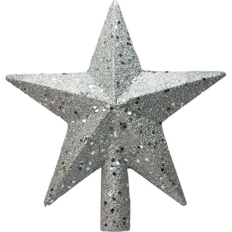 Eosnow 20 cm Stern-Weihnachtsbaumspitze, glitzernde Dekoration für Party, Zuhause