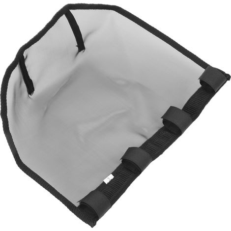 Masque Respiratoire pour Cheval en Tissu Maille Noir Taille Grand Modèle - Équitation et Soins (1/5)