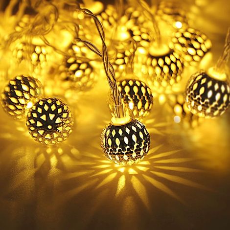 Guirlande lumineuse marocaine avec 20 LED - 300 cm (1/5)