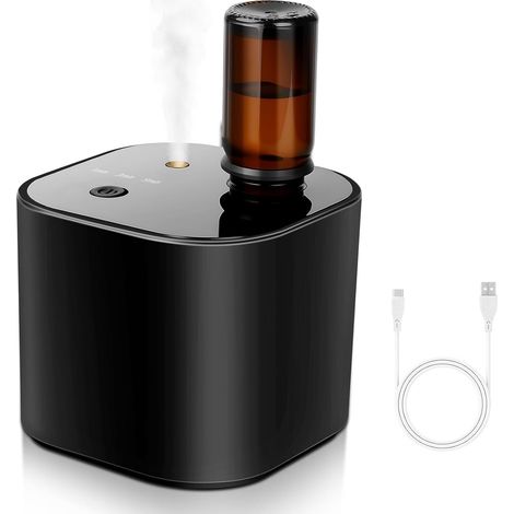 Wireless Essential Oil Diffuser Aromatherapy Diffuser with 10ml White Tea Oil and 3 Spray Modes, Silent Ultrasonic Cold Air, 2000mAh Battery and USB-C for (1/5)