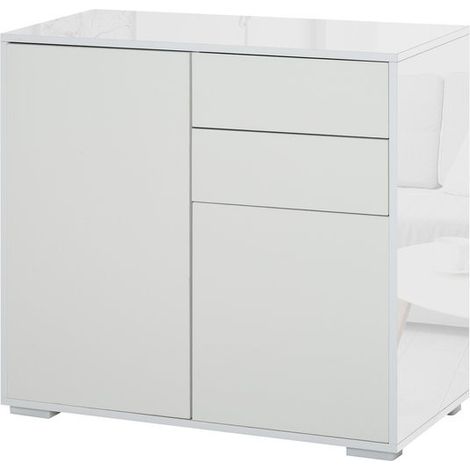 Commode buffet CHÄLONS blanche (1/5)