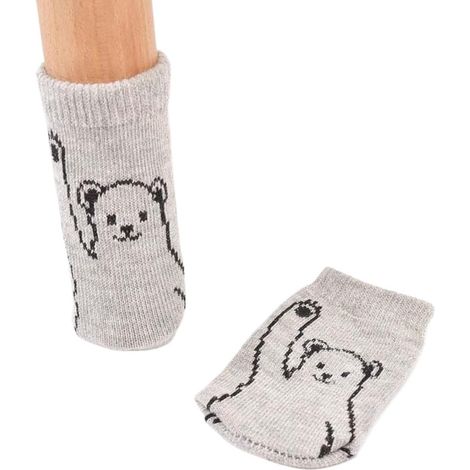 Protège-pieds de table silencieux, chaussettes pour pieds de chaise, 2 (1/3)