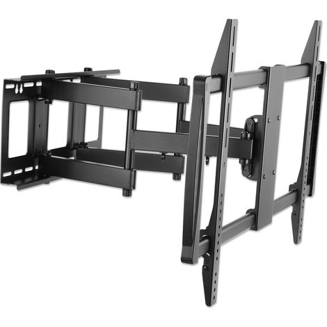 Supporto da Parete Universale Manhattan per Schermi da 60-100 Pollici, Regolabile, Girevole e Tilt, Compatibile con Monitor e TV a Schermo Piatto (1/5)