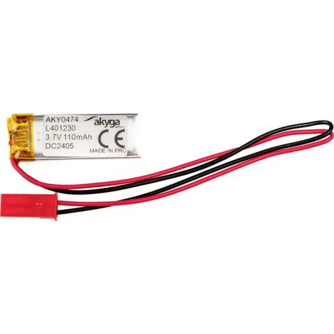 Akyga LP401230 Akkupack x Spezial-Akku LiPo 3.7 V 110 mAh (1/3)