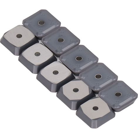 Boîte de 10 plaquettes carbure CNC SEET1203, fraises indexables revêtues pour tournage métal, porte-outils de tour, outils de coupe industriels (1/5)