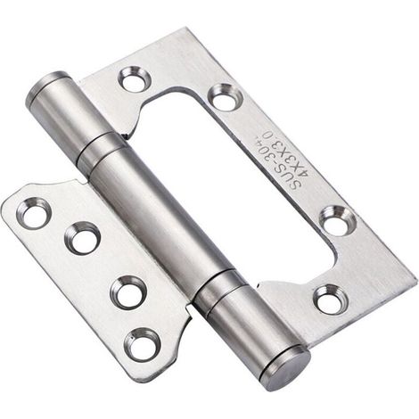 Charnière de porte lourde en acier inoxydable, 3 pièces, charnière de porte à roulement à billes, charnière de porte extérieure pour portes de maison, chambre à coucher (1/4)