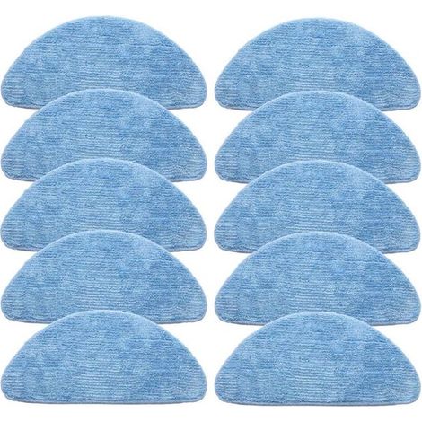 10 paños de repuesto para mopa, compatibles con las piezas de la aspiradora Proscenic 800T y 820S (1/4)
