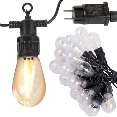Guirlande lumineuse LED, 20 m, à énergie solaire, pour la décoration de la maison, les fêtes, le jardin et les événements.-AquaForge (1/5)