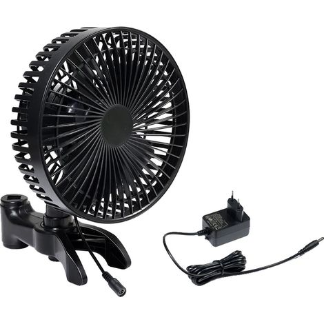 Ventilateur de tente de culture, Débit d'air élevé 320CFM, Vitesse du vent réglable, Clip de ventilateur (1/2)