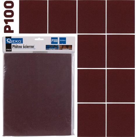 Schleiftuch - Blatt 230x280mm P100 (10/500) (1/3)