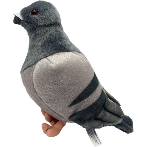 Paloma de peluche de dibujos animados - Paloma de peluche de 20 cm - Cojín (1/5)