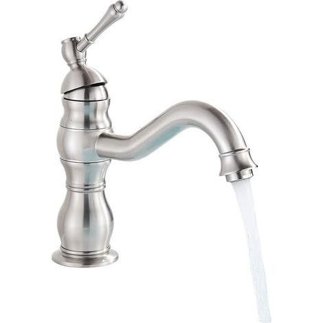 Robinet pour vasque, laiton, eau chaude/froide, pour vasque (1/5)