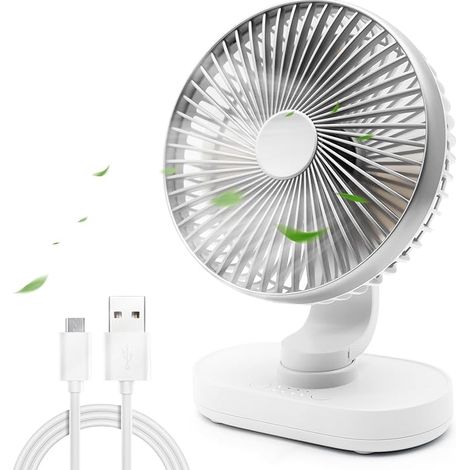 Ventilateur de bureau portable rechargeable (1/5)