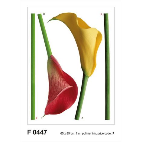 Sticker mural - Fleurs - 65 x 85 cm (1/4)