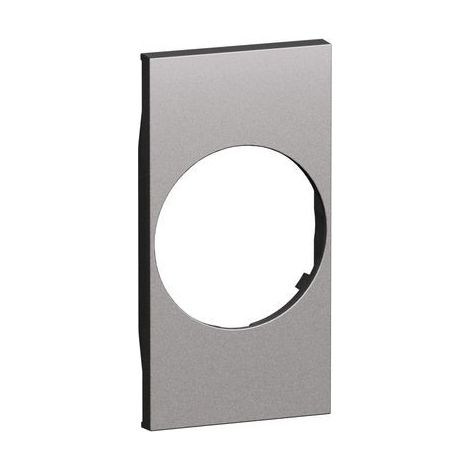 Bticino cover presa fr/ger torcia 2m Steel LIVING NOW KS04