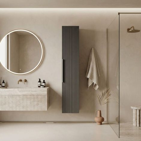 Pensile bagno sospeso colore grigio MALIGI HOME MG-PHOBOS Grigio (1/5)