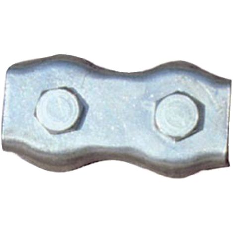 Paar flache Kabelklemmen 2 Bolzen VISO - Ø 4 mm - SCP402NS
