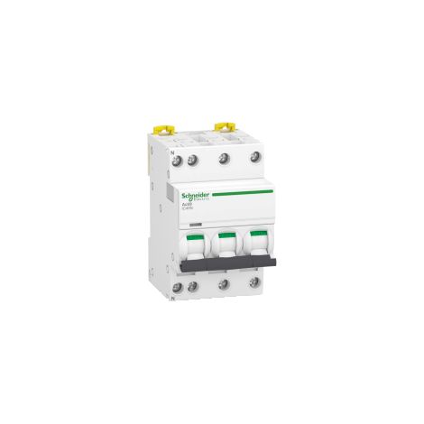 Interruttore magnetotermico iC40N 3P+N C 16A 6000A - A9P54716