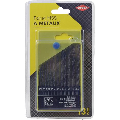 FORET HSS 13PCS 1,5X6,5 MM COGEX (1/5)
