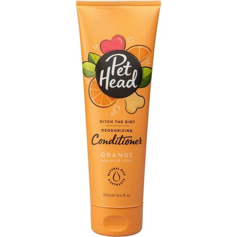 Après Shampoing Ditch the Dirt, désodorisant parfum ORANGE 250 ml - PET HEAD Désignation : Après Shampoing Ditch the Dirt. désodorisant parfum ORANGE - PET HEAD Capacité : 250 ml Company of Animals 4 (1/5)