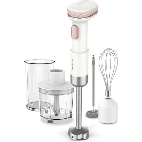 Mixeur plongeant - SENCOR - SHB 9130WH - 11,1 V - Récipients 500 et 700 ml - Blanc (1/5)