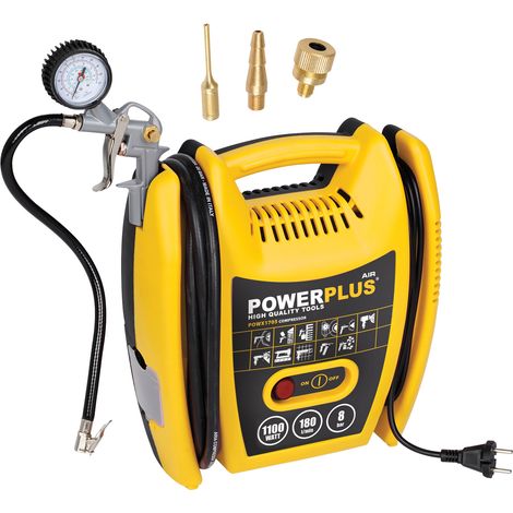 Kompressor powerplus compresseur 1100w 1100W 8 bar (1/5)