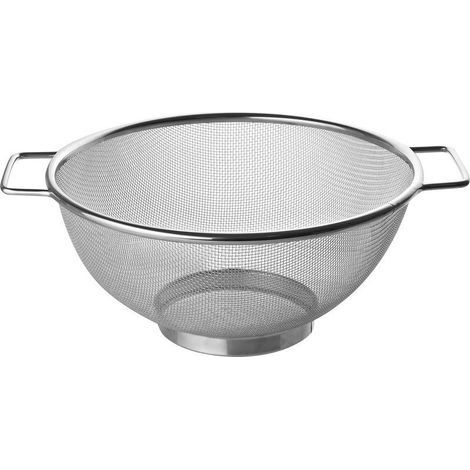 Passoire tamis inox, passoire, tamis, tamis de cuisine, passoire de cuisine, Acier inoxydable, 20 x 9 cm (1/5)