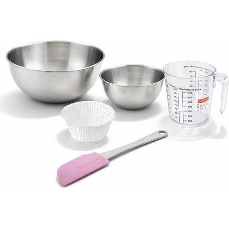 Set de 34 ustensiles de pâtisserie 30 moules à gâteaux 2 bols spatule et verre doseur Zenker Smart Pastry (1/5)