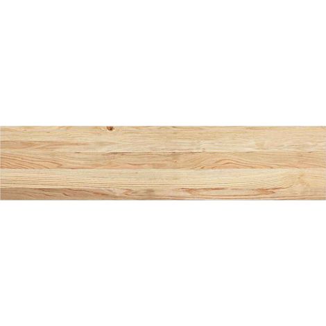 Marches d'escalier 2 pcs,Tapis d'escalier non traité bois de chêne massif CFW207399 (1/5)