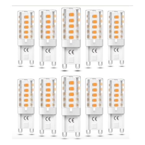G9 5W LED Bulb – Warm White Light – Pack of 10