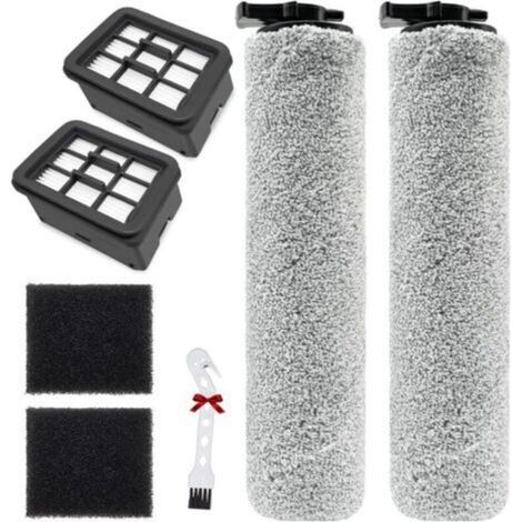 Pr accesorios para BISSELL CrossWave HF3 3598N Repuestos aspirador en seco y húmedo, 2 cepillo giratorio + 2 filtros Hepa + 1 cepillo (1/4)