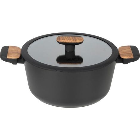 Resto 93188 Kochtopf schwarz 24 cm 4,4 Liter