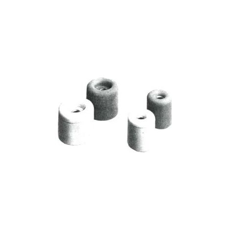 Tope de puerta Nr.23 negro 30x34mm (por 50)