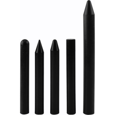 5 pièces Outils Professionnels de Réparation de Bosses sans Peinture, Stylo en Nylon pour Enlèvement de Grêle, Noir (1/2)