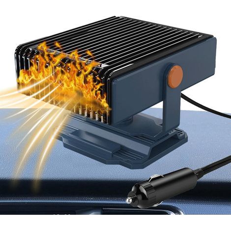 Calefactor portátil para coche, calefactor de 12 V y 150 W, calefactor con ventilador 2 en 1 con función de calefacción y refrigeración, desempañador de parabrisas con giro de 180°. (1/5)