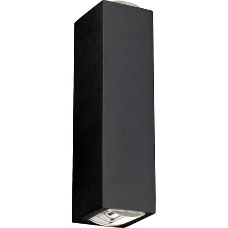 LED Wandleuchte TONY Schwarz IP54 Aluminium Leuchte